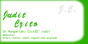judit czito business card